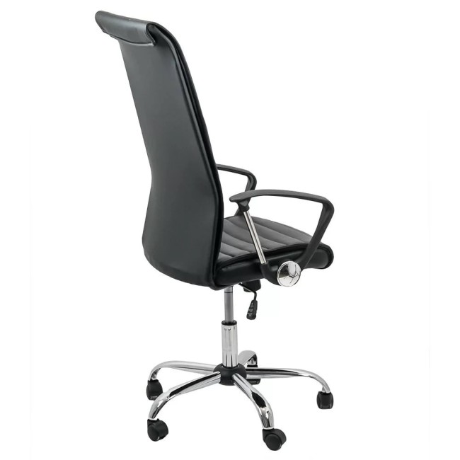 Scaun de birou fabricat cu baza de oțel cromat OFF903