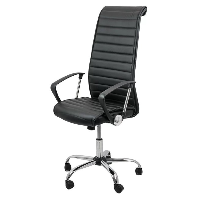 Scaun de birou fabricat cu baza de oțel cromat OFF903