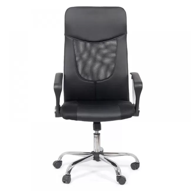 Scaun de birou tip mesh îmbinat cu piele ecologică OFF906