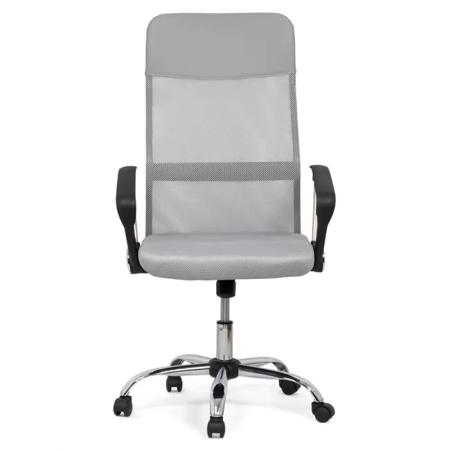 Scaune de birou cu bază metalică OFF 907 pe gri