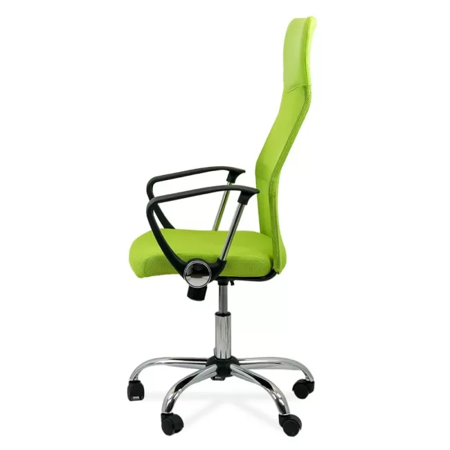 Scaune de birou cu bază metalică OFF 907 pe verde