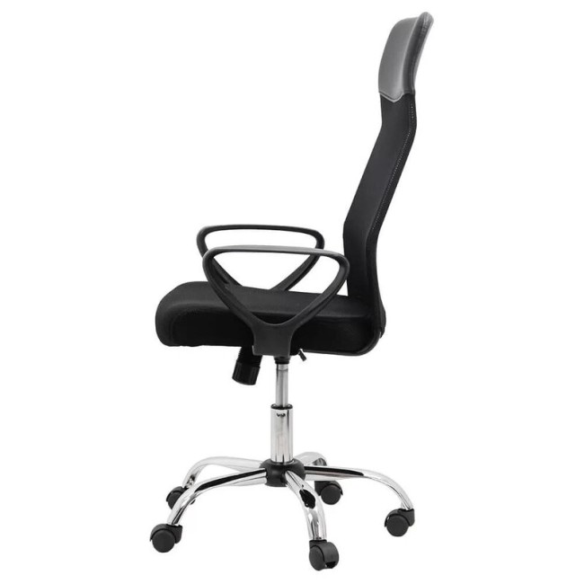 Scaun de birou fabricat din mesh si piele ecologica OFF907M Scaun de birou fabricat din mesh si piele ecologica OFF907M