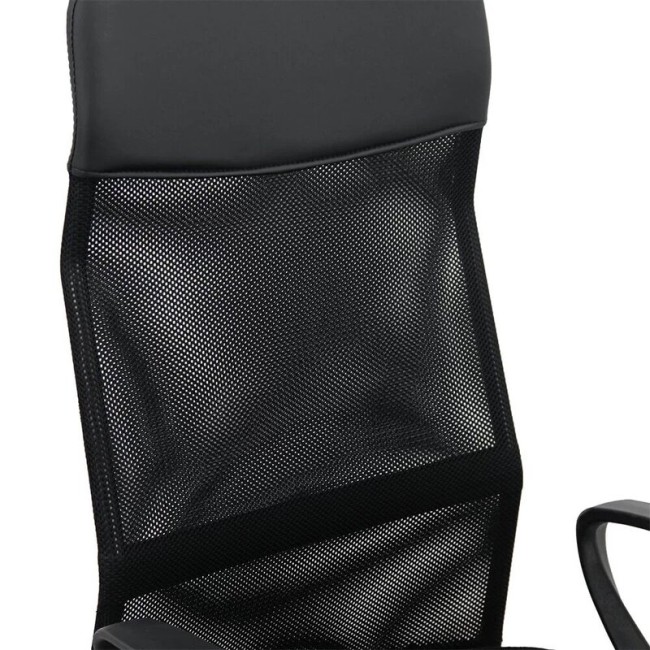 Scaun de birou fabricat din mesh si piele ecologica OFF907M Scaun de birou fabricat din mesh si piele ecologica OFF907M