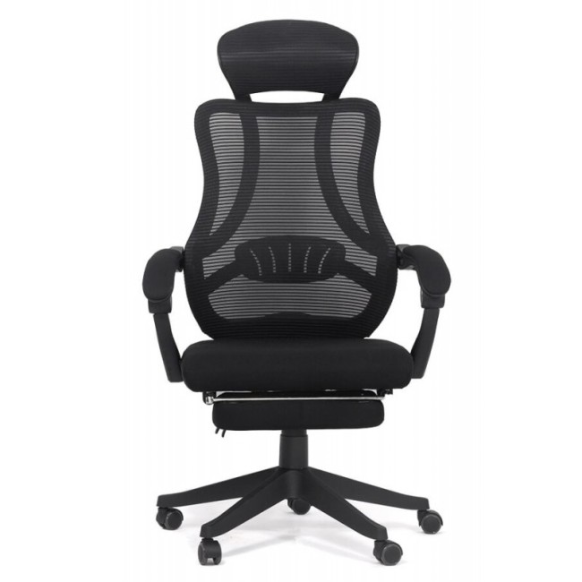 Scaun de birou ergonomic Office 927 din stofa cu suport de picioare