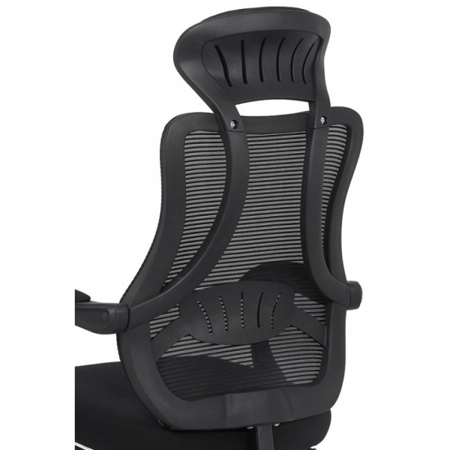 Scaun de birou ergonomic Office 927 din stofa cu suport de picioare