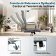 Scaun operativ pentru birou cu un design minimalist OFF937 gri