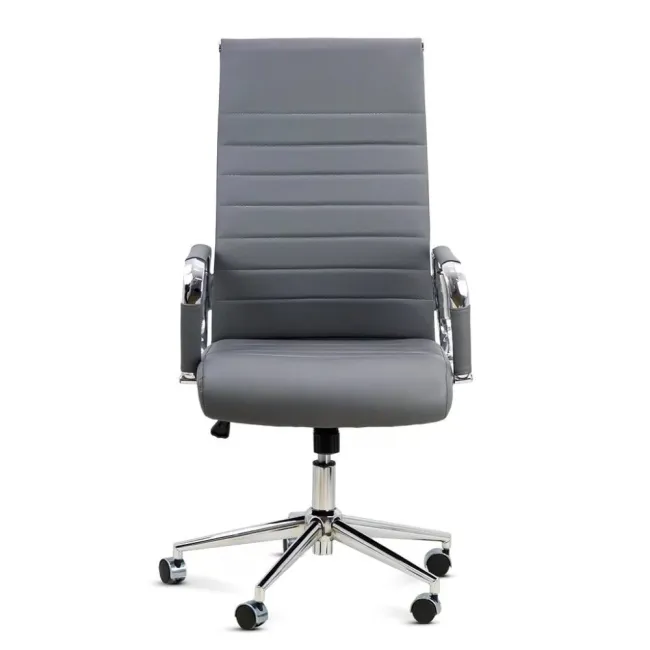Scaun operativ pentru birou cu un design minimalist OFF937 gri