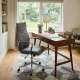 Scaun operativ pentru birou cu un design minimalist OFF937 gri