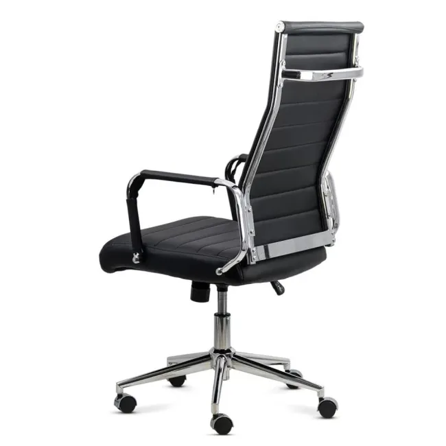 Scaun operativ pentru birou cu un design minimalist OFF937 negru