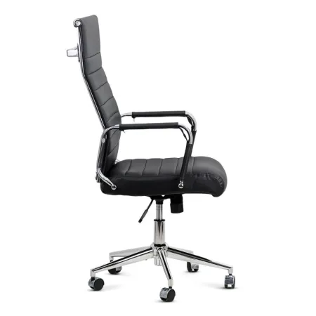 Scaun operativ pentru birou cu un design minimalist OFF937 negru