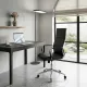 Scaun operativ pentru birou cu un design minimalist OFF937 negru