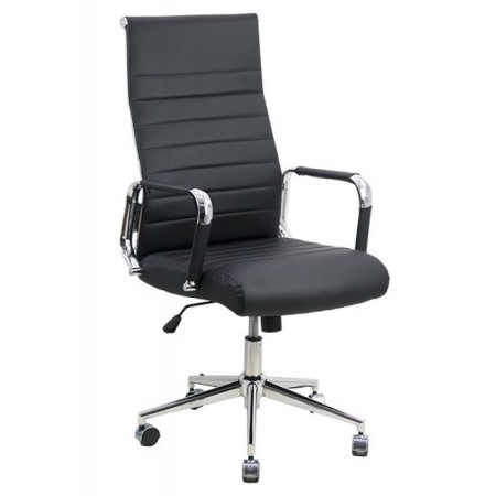 Scaun operativ pentru birou cu un design minimalist OFF937 negru Scaun operativ pentru birou cu un design minimalist OFF937 negru