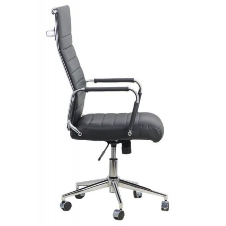 Scaun operativ pentru birou cu un design minimalist OFF937 negru Scaun operativ pentru birou cu un design minimalist OFF937 negru