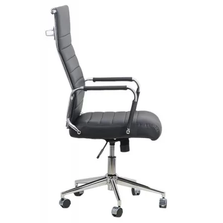 Scaun operativ pentru birou cu un design minimalist OFF937 negru