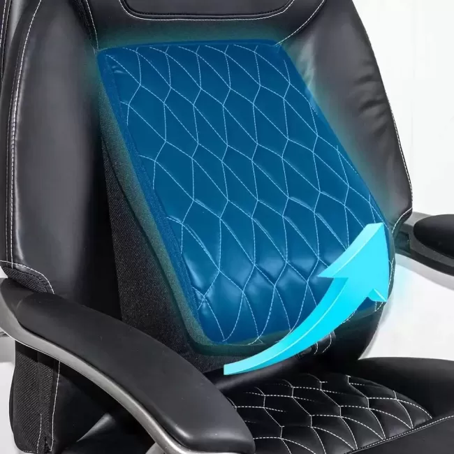 Scaun directorial negru, piele ecologică, suport lombar OFF 950