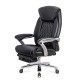 Scaun directorial negru, piele ecologică, suport lombar OFF 950 Scaun directorial negru, piele ecologică, suport lombar OFF 950