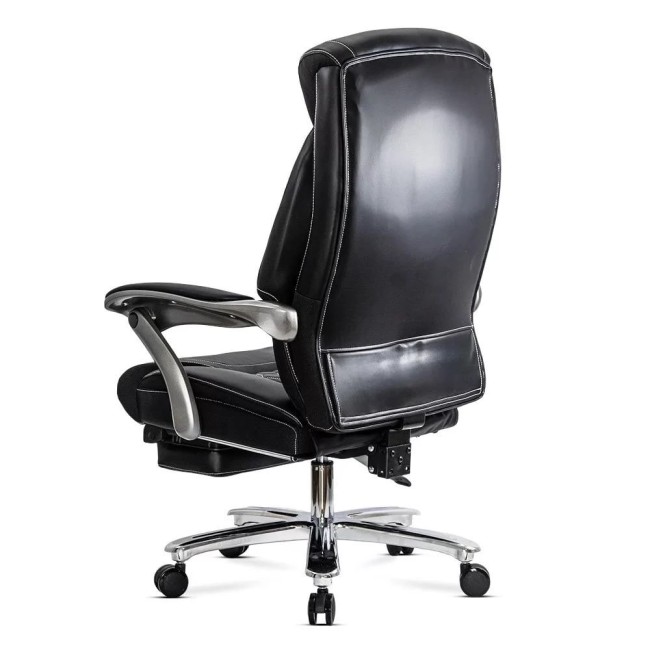 Scaun directorial negru, piele ecologică, suport lombar OFF 950 Scaun directorial negru, piele ecologică, suport lombar OFF 950