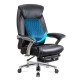 Scaun directorial negru, piele ecologică, suport lombar OFF 950 Scaun directorial negru, piele ecologică, suport lombar OFF 950