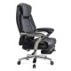 Scaun directorial negru, piele ecologică, suport lombar OFF 950 Scaun directorial negru, piele ecologică, suport lombar OFF 950
