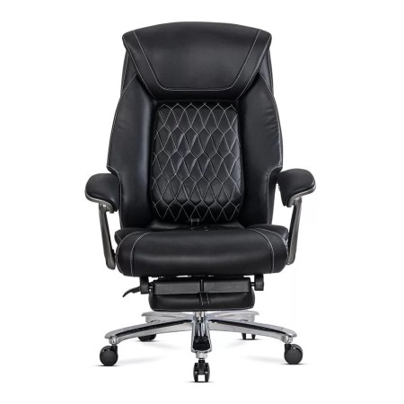 Scaun directorial negru, piele ecologică, suport lombar OFF 950 Scaun directorial negru, piele ecologică, suport lombar OFF 950