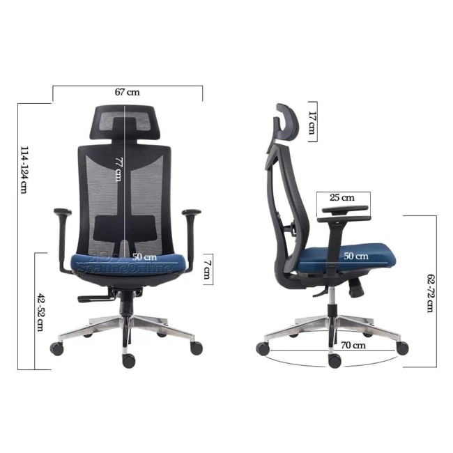 Scaun ergonomic multifuncțional și elegant pe culoarea negru SYYT 9501 Scaun ergonomic multifuncțional și elegant pe culoarea negru SYYT 9501