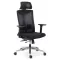 Scaun ergonomic multifunctional si elegant pe culoarea negru