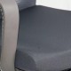 Scaun ergonomic din mesh cu suport lombar SYYT 9502 gri