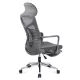 Scaun ergonomic din mesh cu suport lombar SYYT 9502 gri