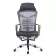 Scaun ergonomic din mesh cu suport lombar SYYT 9502 gri