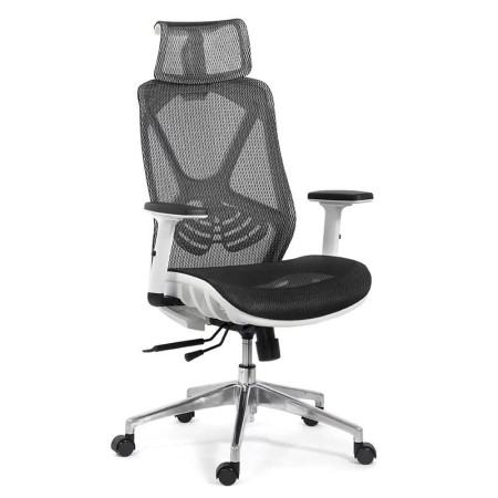 Scaun multifuncțional cu tetieră pe culoarea negru Scaun multifuncțional cu tetieră pe culoarea negru