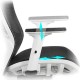 Scaun multifuncțional cu tetieră pe culoarea negru Scaun multifuncțional cu tetieră pe culoarea negru