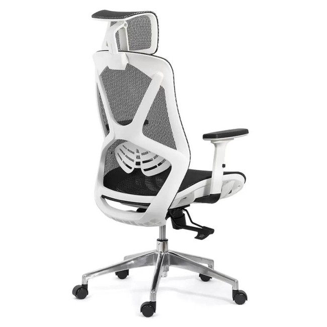 Scaun multifuncțional cu tetieră pe culoarea negru Scaun multifuncțional cu tetieră pe culoarea negru