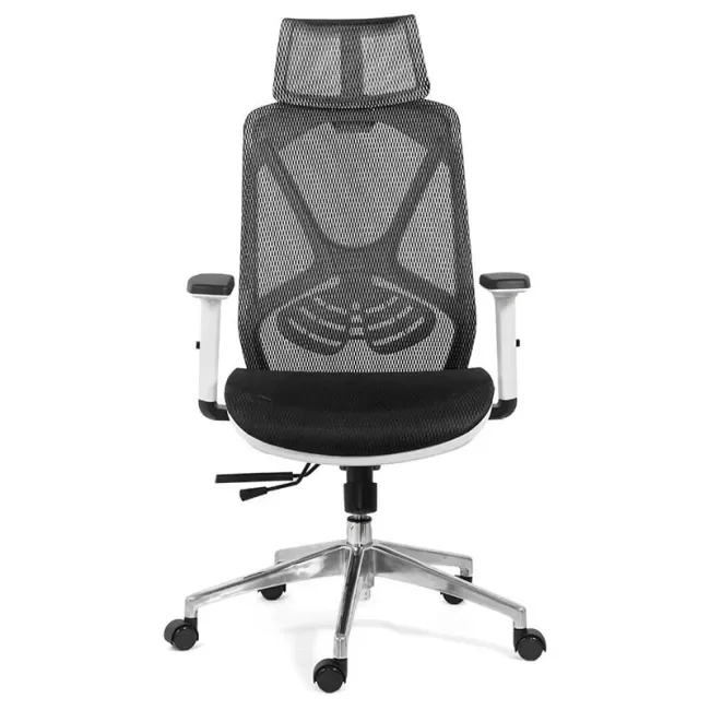 Scaun multifuncțional cu tetieră pe culoarea negru