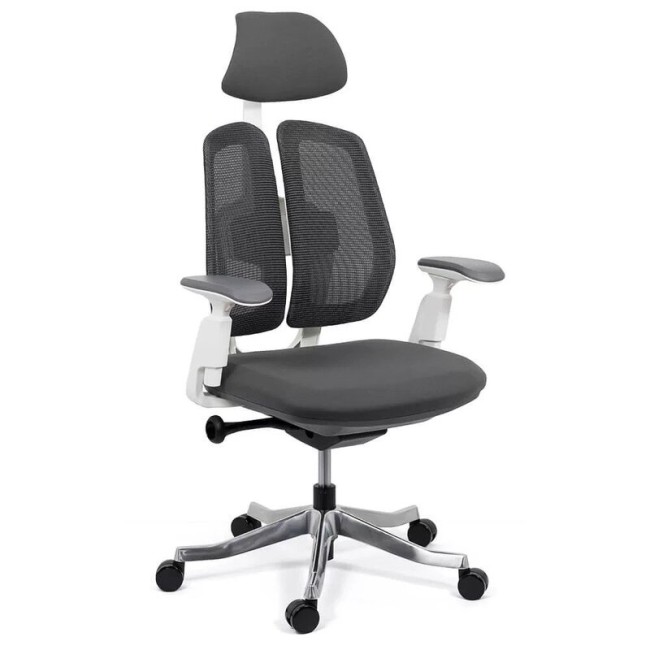 Scaun ergonomic multifunctional cu brate reglabile SYYT 9505 gri