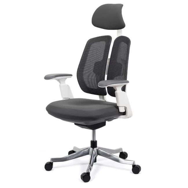 Scaun ergonomic multifunctional cu brate reglabile SYYT 9505 gri