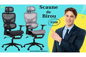 Scaune de birou SYYT 9508 pe Negru si Gri