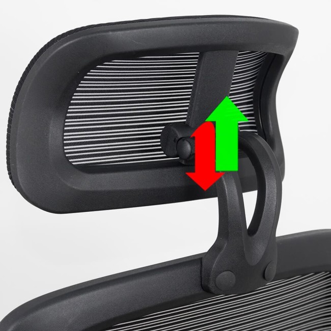 Scaun de birou cu brațe rabatabile SYYT 9509 negru