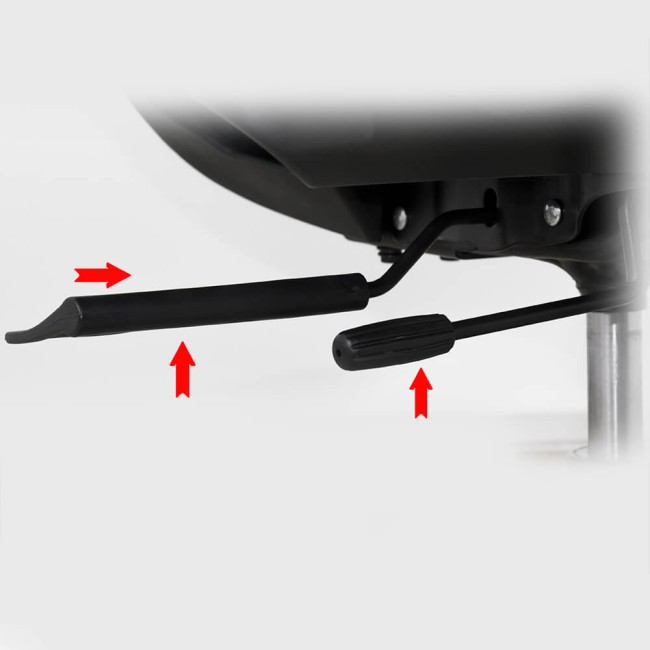 Scaun de birou cu brațe rabatabile SYYT 9509 negru