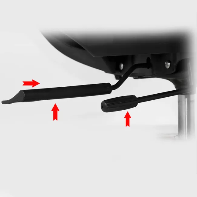 Scaun de birou cu brațe rabatabile SYYT 9509 negru