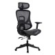 Scaun de birou ergonomic negru din mesh cu brațe reglabile 3D SYYT 9518 Scaun de birou ergonomic negru din mesh cu brațe reglabile 3D SYYT 9518