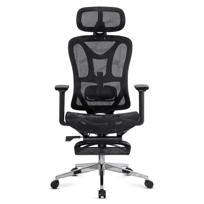 Scaun de birou ergonomic negru cu suport lombar și brate reglabile 3D SYYT 9519 Scaun de birou ergonomic negru cu suport lombar și brate reglabile 3D SYYT 9519