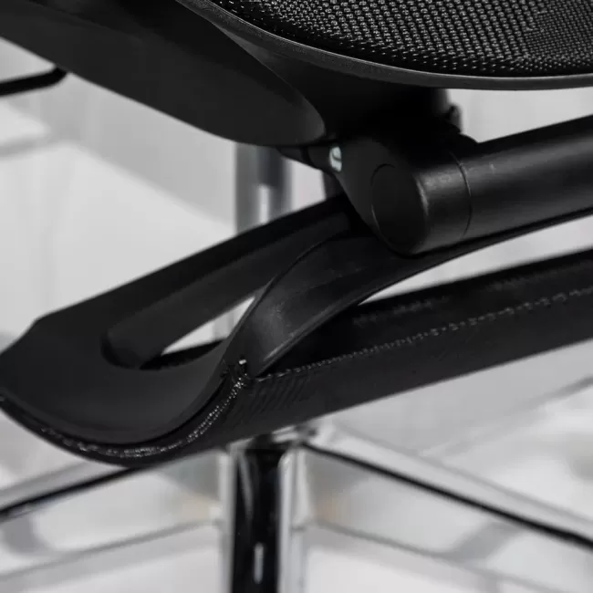 Scaun de birou ergonomic negru cu suport lombar și brate reglabile 3D SYYT 9519