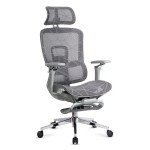 Scaun ergonomic cu tetieră reglabilă, brațe 4D și șezut culisant SYYT 9520