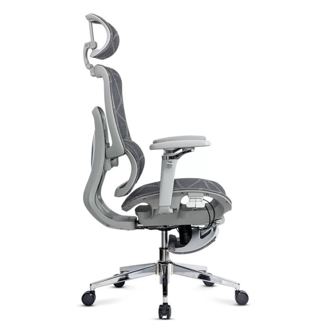 Scaun birou ergonomic cu tetieră reglabilă, brațe 4D și șezut culisant SYYT 9520