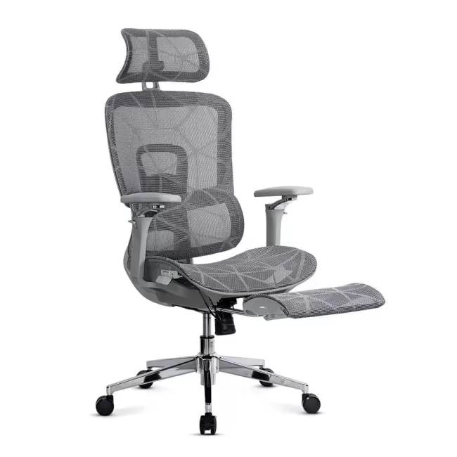 Scaun birou ergonomic cu tetieră reglabilă, brațe 4D și șezut culisant SYYT 9520