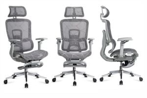 Scaune ergonomice cu tetieră reglabilă, brațe 4D și șezut culisant