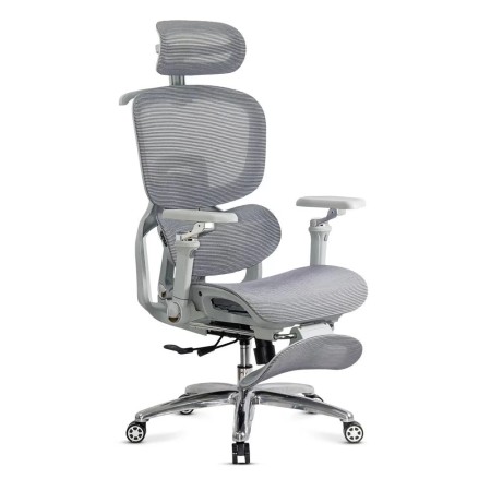 Scaun ergonomic, mesh, suport lombar cu încălzire și masaj SYYT 9521 Gri Scaun ergonomic, mesh, suport lombar cu încălzire și masaj SYYT 9521 Gri