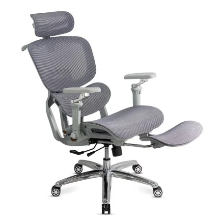 Scaun ergonomic, mesh, suport lombar cu încălzire și masaj SYYT 9521 Gri Scaun ergonomic, mesh, suport lombar cu încălzire și masaj SYYT 9521 Gri