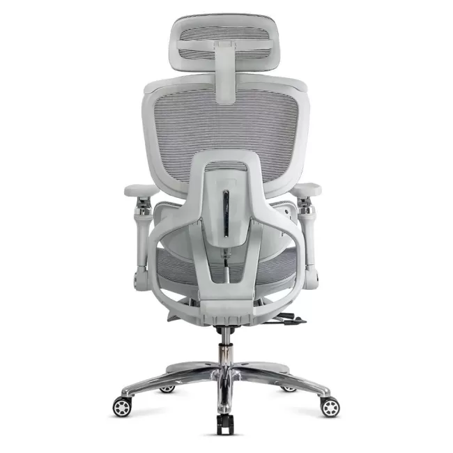 Scaun ergonomic, mesh, suport lombar cu încălzire și masaj SYYT 9521 Gri