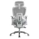 Scaun ergonomic, mesh, suport lombar cu încălzire și masaj SYYT 9521 Gri